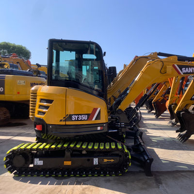 Excavatrice hydraulique utilisée SANY 35U Machines de déplacement de terre 3780 kg