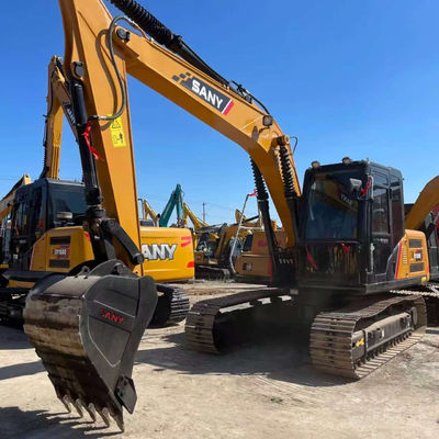 Excavateur SANY SY135 usagé Excavateur hydraulique à rouleaux à haute résistance