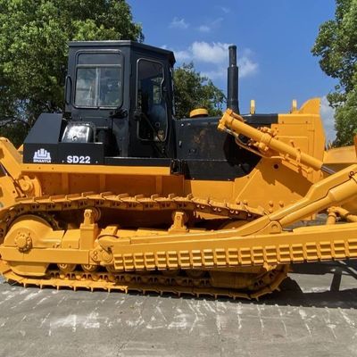 162 kW Utilisé SHANTUI SD22 Bulldozer rampant Construction équipements agricoles