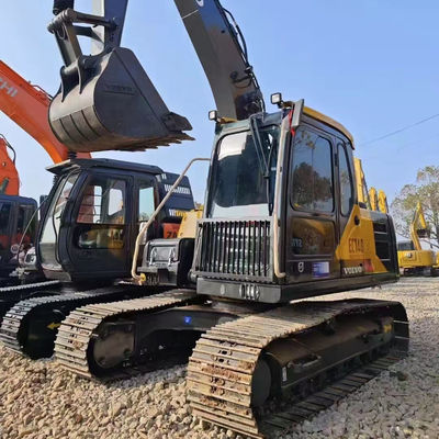 VOLVO EC140 Excavateur hydraulique d'occasion 77KW Excavateur à rouleaux Volvo ancien Haute efficacité