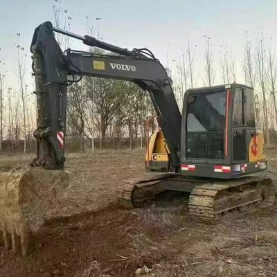 Volvo 80D Mini Excavator Digger utilisé 42kw 2100rpm Pour la construction de routes