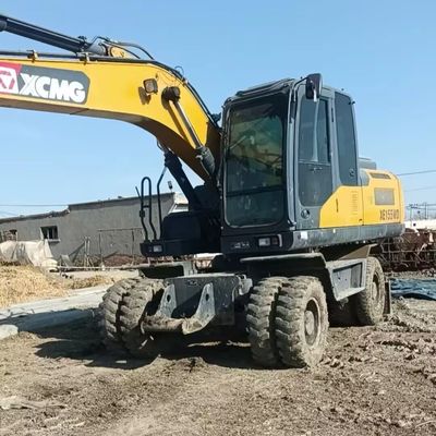 Excavateur à roues d'occasion à charge lourde de 93 kW Excavateur à roues d'occasion XCMG150 Excavateur rampant