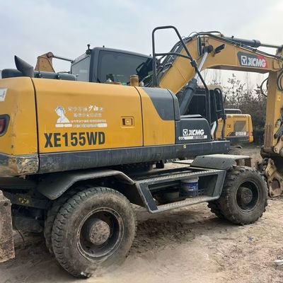 Excavateur à roues d'occasion à charge lourde de 93 kW Excavateur à roues d'occasion XCMG150 Excavateur rampant