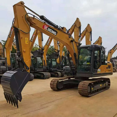 Excavatrice utilisée puissante XCMG XE135 Excavatrice hydraulique à rampe d'occasion