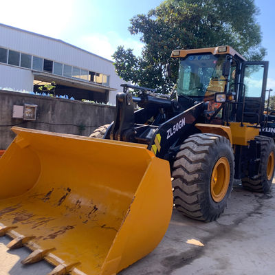 5 tonnes Xcmg ZL50GN Chargeur avant d'occasion Machines lourdes pour le transport de briques