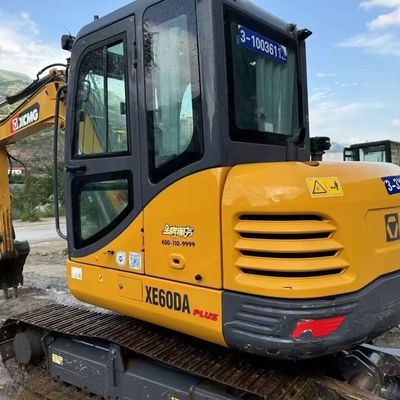 Excavateur à moteur diesel mini utilisé XCMG XE60DA Excavateur hydraulique à chenille