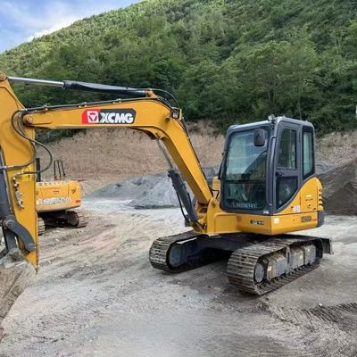 Excavateur à moteur diesel mini utilisé XCMG XE60DA Excavateur hydraulique à chenille