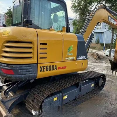 Excavateur à moteur diesel mini utilisé XCMG XE60DA Excavateur hydraulique à chenille