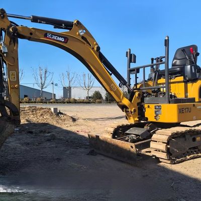 XCMG XE17U mini-excavatrice hydraulique d'occasion pour la construction minière