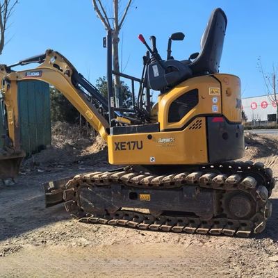 XCMG XE17U mini-excavatrice hydraulique d'occasion pour la construction minière