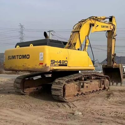 Équipement de construction utilisé Grande excavatrice SUMITOMO SH480 pour la manutention des matériaux