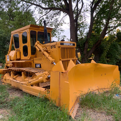 Construction minière Bulldozer d'occasion CAT D7G Contrôle hydraulique 202 ch