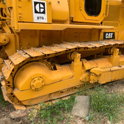 Moteur diesel Bulldozers de chenille utilisés CAT D7G Dozer 150kW Conception ergonomique