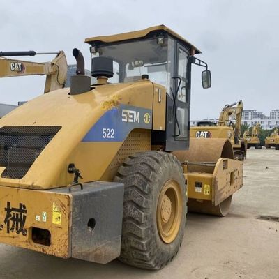 Un seul tambour lourd utilisé SEM 522 rouleau d'occasion pour le condensation de l'asphalte