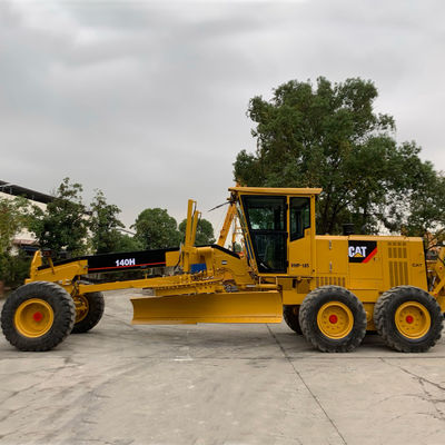 Construction Utilisé Caterpillar Grader CAT 140H Motor Grader 250HP Hautes performances