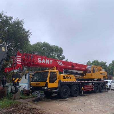 Charge de levage de 75 tonnes Sany 750 grue d'occasion 80 km/h pour les opérations lourdes